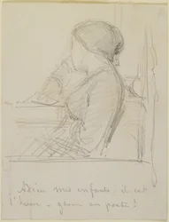 Mujer Sentada en una Ventana, 1858